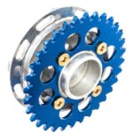 The hob and sprocket of motorcycle